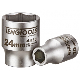 3/8” hlavica Teng Tools 8 mm nerez