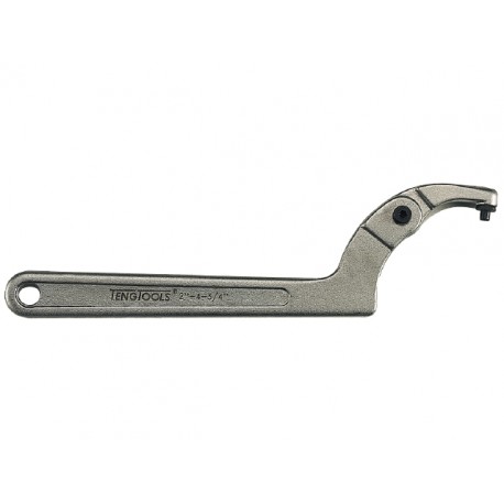 Kĺbový hákový kľúč Teng Tools 145 mm 19-50 mm s tŕňom 4mm