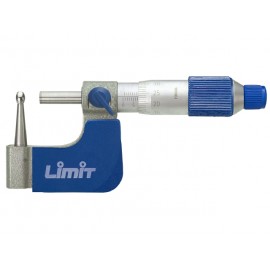 LIMIT Mikrometer s guľovým dotykom na trubky 0-25mm