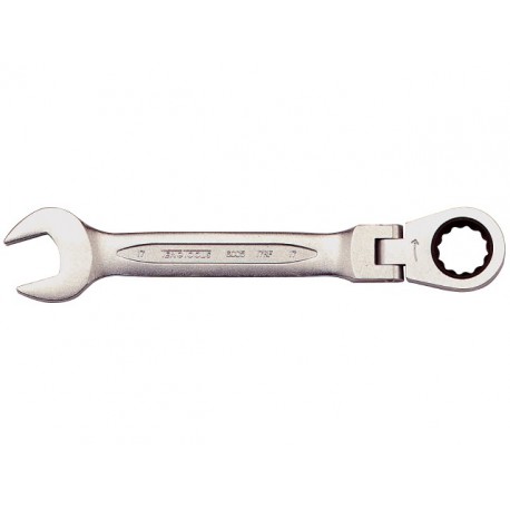 Račňový očko-vidlicový kľúč s kĺbom Teng Tools 19mm, očko-vidlicové račňové kľúče s kĺbom bez prepínania - www.naradie-tools.sk
