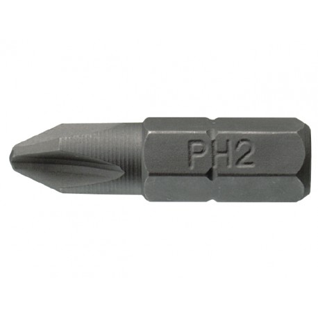 1/4” bit Teng Tools krížový PH2x25mm, 3 kusy