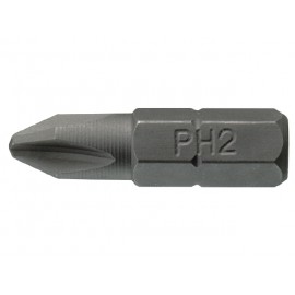 1/4” bit Teng Tools krížový PH3x25mm, 3 kusy