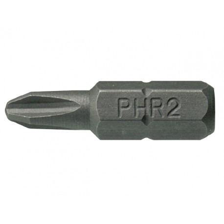 1/4” bit krížový PH2x25mm, Teng Tools, úzky, 10 kusov